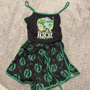 Cute Rick And Morty Pajama Set
